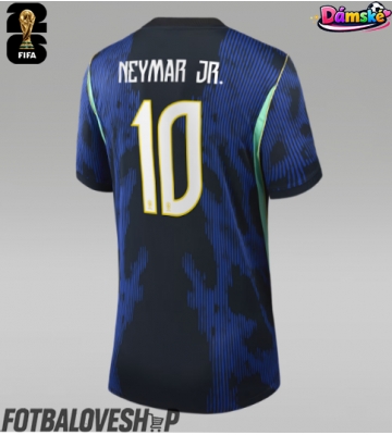 Brazílie Neymar Jr #10 Dámské Venkovní Dres MS 2026 Krátký Rukáv